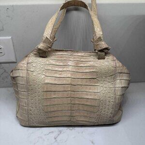 Nancy Gonzalez Crocodile Shoulder Bag